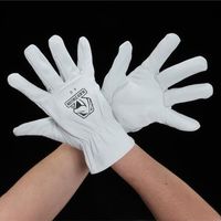 エスコ [XL] 手袋(山羊革) EA353BA-88 1セット(3双)（直送品）