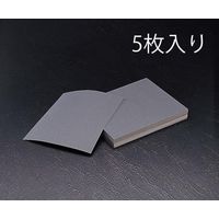 エスコ 230x280mm/ #80 耐水ペーパー(5枚) EA366C-8 1セット(50枚:5枚×10袋)（直送品）