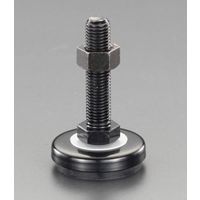 エスコ φ50mm/M12x 70mm/ 700kg アジャストベース(スチール) EA949H-43 1セット(5個)（直送品）