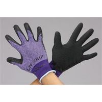 エスコ [L] 手袋(薄手・ナイロン、ポリエステル・天然ゴムコート) EA354GD-3 1セット(20双)（直送品）