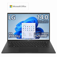 ノートパソコン gram 【Windows11 Home/14.0インチ】 14Z90Q-KA78J1 1台 LG（直送品）