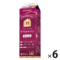 サントリー デリカメゾン 甘口 赤 1.8L 紙パック 1箱（6本入）