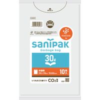 日本サニパック サニパックポリ袋nocoo in 半透明 30L 10枚 0.020mm CUH31 1箱（800枚：10枚入×80パック）（取寄品）
