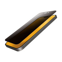 iPhone14 Pro Max ガラスフィルム 高光沢 覗き見防止 プライバシー保護 PM-A22DFLGGPF エレコム 1個（直送品）
