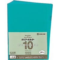 キングジム クリアーホルダー10枚パック A4タテ型 シート厚0.18mm