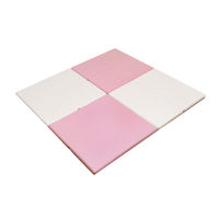 コトブキ工芸 PLAYマット＋ 白×ピンク（ロゴ：パステル）4枚 IB101 1セット（直送品）