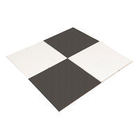 コトブキ工芸 PLAYマット＋ 白×黒（ロゴ：モノクロ）4枚 IB103 1セット（直送品）
