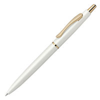 ゼブラ フィラーレef エマルジョンボールペン 0.5mm 本体：ホワイト P-BAS86-W 1本（直送品）
