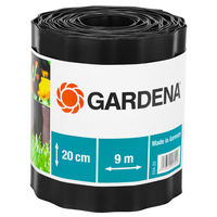 GARDENA 花壇エッジング フェンス　20cm　高品質のプラスチック製エッジングロール 00534-20 1枚（直送品）
