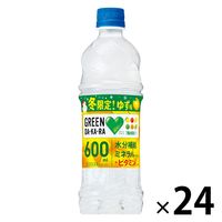 サントリー GREEN DA・kA・RA（グリーンダカラ）冬限定ビタミン・ゆず味 冷凍兼用 600ml 1箱（24本入）