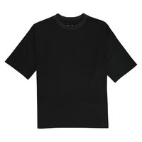 おたふく手袋 fubar FB-700 5分袖クールTシャツ 黒 S　1枚（直送品）