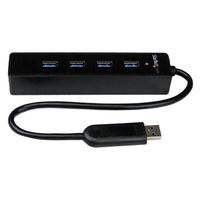 USBハブ 4ポート ケーブル内蔵 USB3.0対応 ブラック ST4300PBU3 1個 Startech.com
