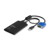 KVMコンソールアダプタ 携帯用 ノートパソコン対応 USB接続 NOTECONS02 1個 Startech.com