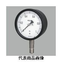長野計器 密閉形圧力計(屋外・一般用)φ60 立形 BA10-121-0.1MPA 1個（直送品）