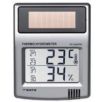 佐藤計量器製作所 ソーラーデジタル温湿度計 PCー5200TRH 1050-10 1本(1個)（直送品）
