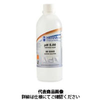 ハンナ インスツルメンツ・ジャパン pH標準液 pH 5.00 証明書付500mL/本 HI 5005 1本（直送品）