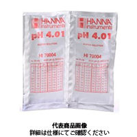 ハンナ インスツルメンツ・ジャパン pH標準液 pH 4.0120mL×25袋 HI 70004P 1箱（直送品）