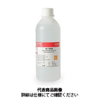 ハンナ インスツルメンツ・ジャパン pH標準液 pH 4.01 証明書付500mL/本 HI 7004L/C 1本（直送品）