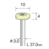 ミニター 積層バフ コットンモップ φ10 GA4344 1パック(10個)（直送品）