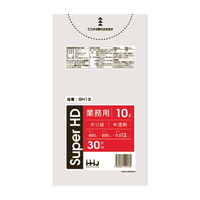ハウスホールドジャパン ポリ袋 10Ｌ 50x45cm 厚さ 0.012ｍｍ 30枚入り 半透明 349067 1個（取寄品）