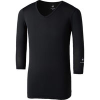 明石スクールユニフォームカンパニー ユニセックスインナーTシャツ ブラック S UQM8007-3-S 1枚（直送品）