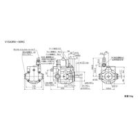 ダイキン工業（DAIKIN） ピストンポンプ V15A3RX-95RC 1台（直送品）