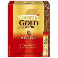 【スティックコーヒー】ネスレ日本 ネスカフェ ゴールドブレンド カフェインレス 1箱（14本入）