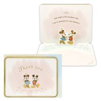 日本ホールマーク グリーティングカード サンキュー立体カード ディズニーミッキー＆ミニ―ブーケ2 817060 6枚（直送品）