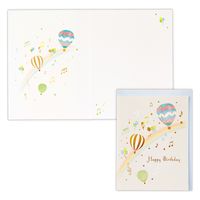 日本ホールマーク グリーティングカード お誕生日祝い カード シャイニー・気球2 815578 6枚（直送品）