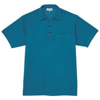 トンボ キラク　ニットシャツ　インクブルー　L CR214-76-L 1枚（取寄品）