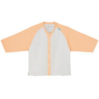 トンボ キラク　子ども用前開きシャツ　オレンジ　150 CV221-12-150 1枚（取寄品）