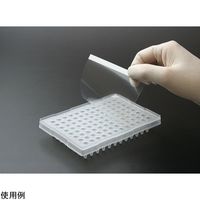 アズワン マイクロプレートシール 加圧式（PCR・リアルタイムPCR用）100枚入 1箱（100枚） 2-3993-04（直送品）