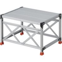 トラスコ中山 TRUSCO 作業用踏台 1段 高さ0.5m 天板800×600 TSF-1865 1台 258-0909（直送品）