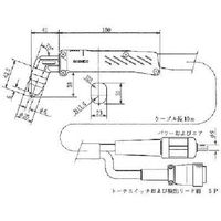 ダイヘン プラズマ切断トーチ CTL-0151 1本 851-3233（直送品）