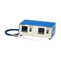 アズワン デジタル温度調節器 0~999°C K熱電対×2 校正証明書付 TR-KN-TK 1個 1-6540-12-20（直送品）