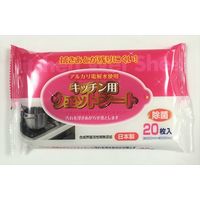 ペーパーテック アルカリ電解水 キッチン用ウェットシート 20枚 4580131771360 1個