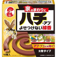 大日本除虫菊 家のまわりにハチ・アブよせつけない 線香 4987115549951 1個（10巻）