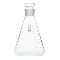 柴田科学 共栓三角フラスコ(目安目盛付き) 1000mL 6-016-19 1個（直送品）