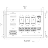 セフティー電気用品 セフティー 仮設動力分電盤 主幹150A 4回路（125 EP150-N4 340-2942（直送品）