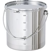 日東金属工業 日東 吊り下げ式ステンレス密閉容器 目盛付(バンド式/CR) 15L CTLB-M-27/PCL 1個 147-2863（直送品）