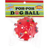 ノルコーポレーション プープードッグボール Sサイズ 赤色 PT-DBT-1-1 1個入　1個入×18セット（直送品）