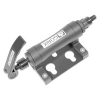 GORIX 自転車固定 フォークマウント クイックリリース 8016 (DX)マットブラック 43369 1個（直送品）