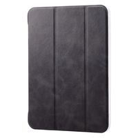 iPad 10.9インチ ケース ソフトレザー 手帳型 2アングル ブラック TBWA22RWVBK エレコム 1個（直送品）