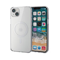 iPhone14 Plus 用 ケース ハイブリッド 耐衝撃 ホワイト PM-A22BMAG02WH エレコム 1個（直送品）