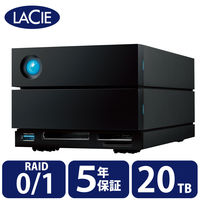 ラシー ハードディスク 外付け 据え置き 5年保証 2big Dock RAID対応 STLG