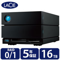 HDD 外付け 16TB 据え置き 5年保証 2big Dock RAID対応 STLG16000400 Lacie 1個（直送品）