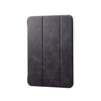 iPad 10.9インチ ケース ソフトレザー 手帳型 2アングル ブラック TB-A22RREWVBK エレコム 1個（直送品）