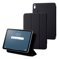 iPad 10.9インチ 第10世代 ケース 手帳型 2アングル ブラック TB-A22R エレコム