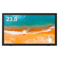 グリーンハウス ２３．８型タッチパネルＬＥＤ液晶ディスプレイ／１９２０×１０８０／ＨＤＭＩ）GH-LCT24C-BK　1台（直送品）