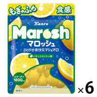 マロッシュ レモンスカッシュ味　6袋 カンロ グミ キャンディ